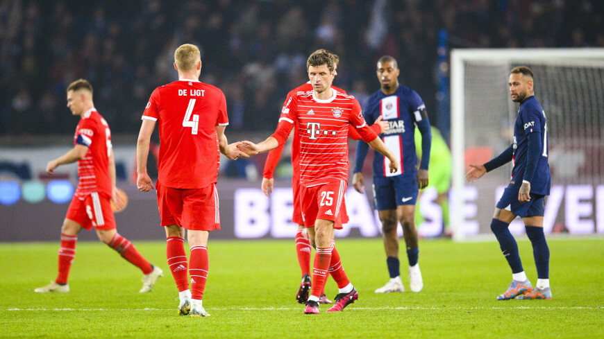 «Бавария» обыграла ПСЖ в первом матче 1/8 финала Лиги чемпионов