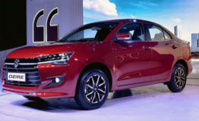 Новый седан Suzuki Dzire еще сильнее отдалился от хэтчбека