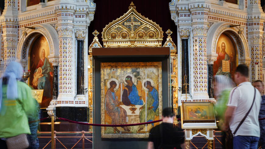 Специальное помещение для реставрации иконы «Троица» подготовили в Центре Грабаря